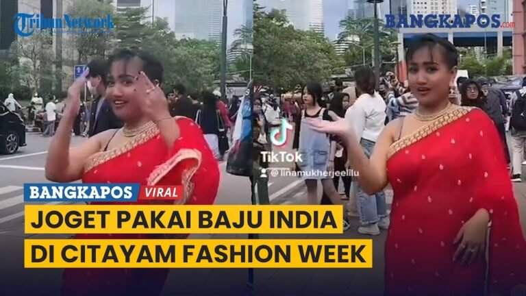 Lina Mukherjee Joget Pakai Baju India di Citayam Fashion Week, Tuai Hujatan Warganet