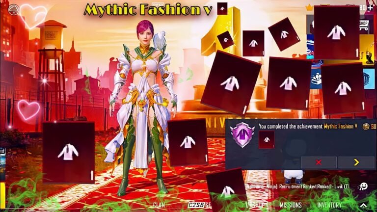 Mythic Fashion v title in 2022 bgmi india