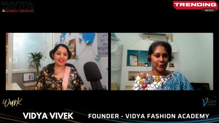 Rupinder Maliya in conversation with Vidya Vivek Fashion Mentor and India's First TR Super Master