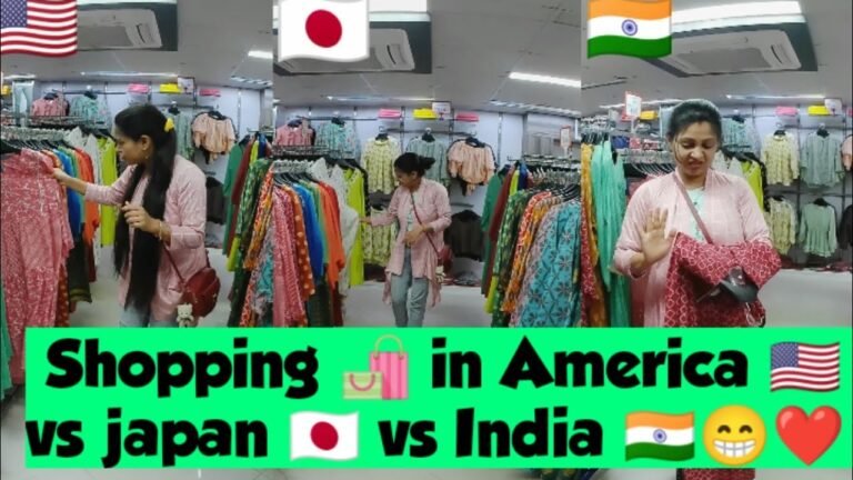 Shopping 🛍️ in America 🇺🇲 vs japan 🇯🇵 vs India 🇮🇳😁❤️ #shorts