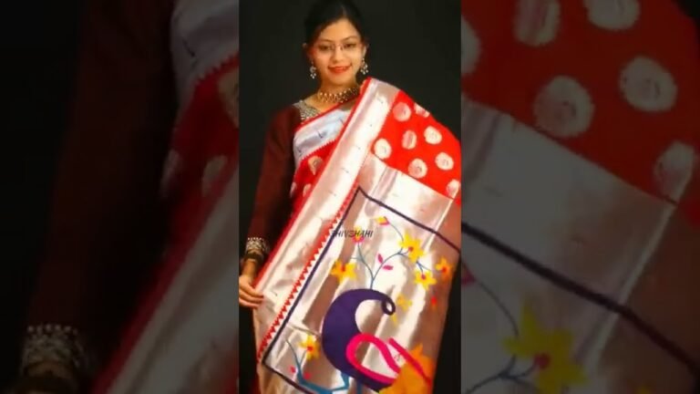 shivshahi branded muniya paithani saree #paithani #fashion #indianfashion