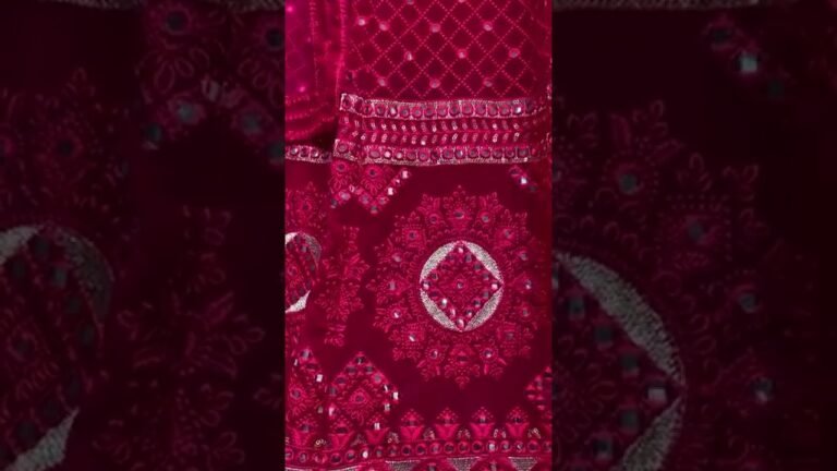 Pink Color lucknowi lehenga choli designs !! #shorts #viralshorts #indianwedding #indianfashion