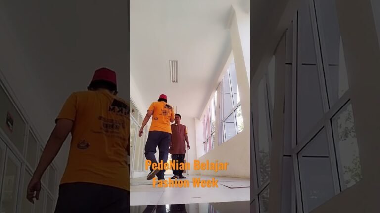 Belajar Fashion Week 😁🤭