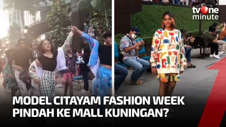 Bye Zebra Cross, Geng Citayam Fashion Week Kini Jadi Model Runway Beneran | tvOne Minute