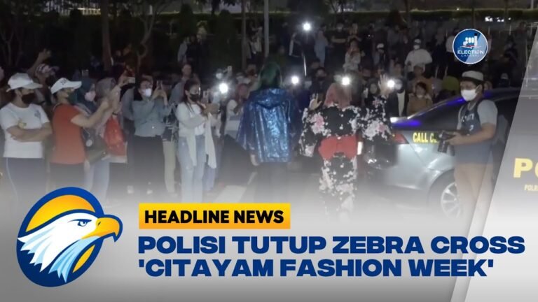 Ganggu Lalu Lintas, Polisi Tutup Zebra Cross 'Citayam Fashion Week' di Dukuh Atas