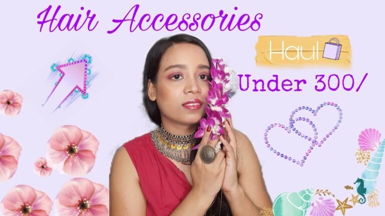 Hair Accessories Haul | Indian Fashion Series Part-1| DIY Hair Accessories | Amazon Haul 💯🔥