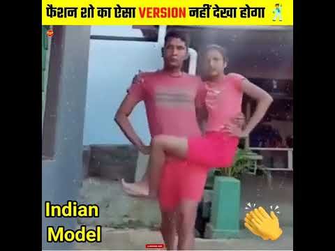 #India 🇮🇳 के इस गरीब लड़के ने Fashion Show किसे कहते है वो बताया दुनियां को  🤯 #shorts #ytshorts