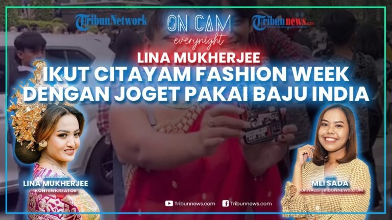 🔴Lina Mukherjee Ikut Tren Demam Citayam Fashion Week, Buat Konten Joget Pakai Baju India