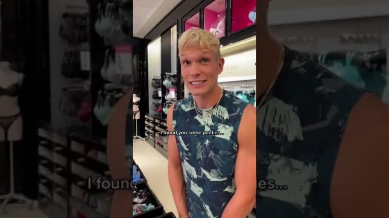 Making my boyfriend go to Victoria Secret with me 😂 #shorts