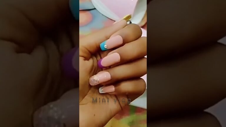 Nail extension korlam♥️#youtubeshorts #minivlog #nailart #india #youtubeindia #viral #dayout#fashion