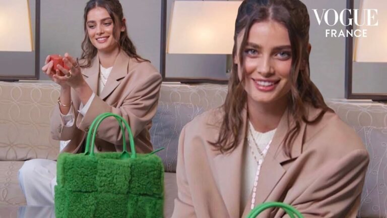 Qu’emporte Taylor Hill dans son sac, pour la Fashion de Paris ? | Vogue France