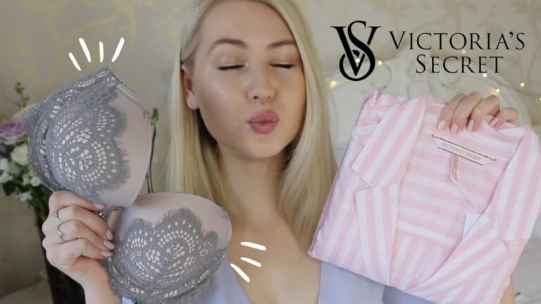 Victoria's Secret Lingerie & Sleepwear Haul | Meg Says