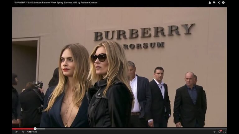 "BURBERRY" LIVE! London Fashion Week Spring Summer 2015 by Fashion Channel