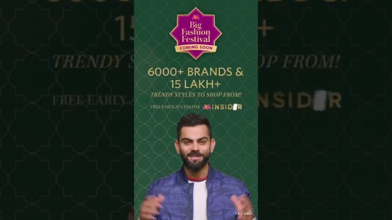 Myntra Big Fashion Festival | India's Biggest Fashion Dhamaka with exciting deals on Menswear