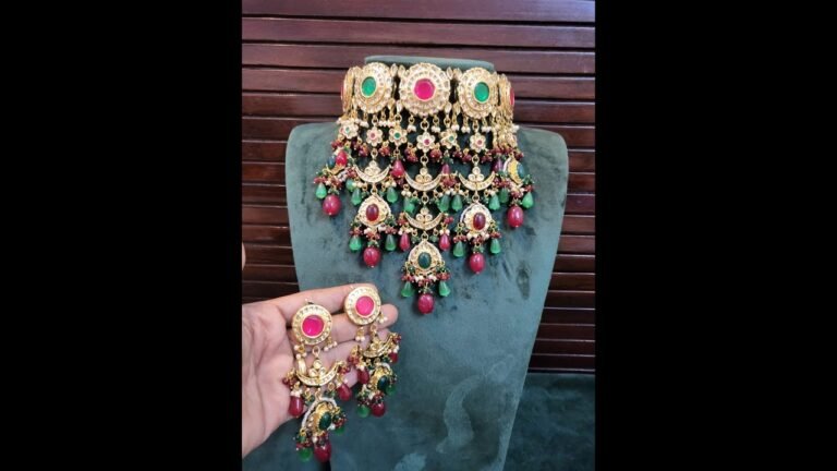 Bridal jewellery Set  Indian Fashion Jewellery  Bridal Partywear set  fashion like you collection