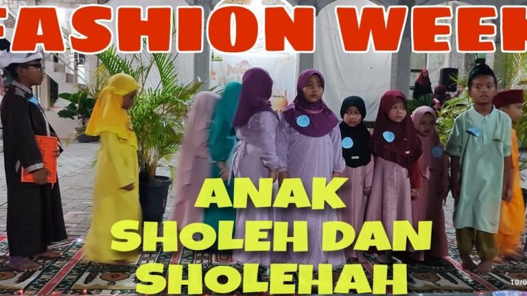 FASHION WEEK ANAK ANAK MUSLIM