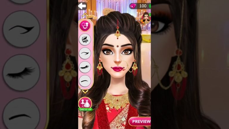 Indian Stylist Makeup Games for Wedding Dress up Fashion Girls Makeover Games for Girls