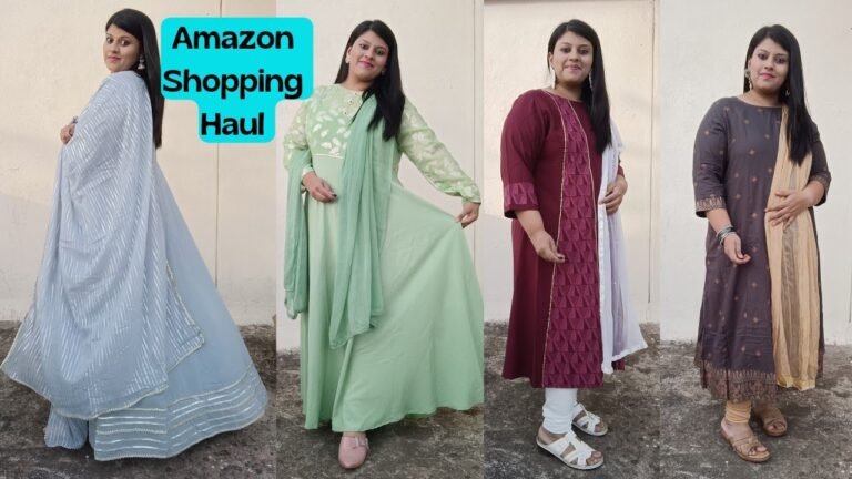 Latest Amazon Fashion Shopping Haul | My Monsoon Shopping from Amazon – Indian Fashion Trends