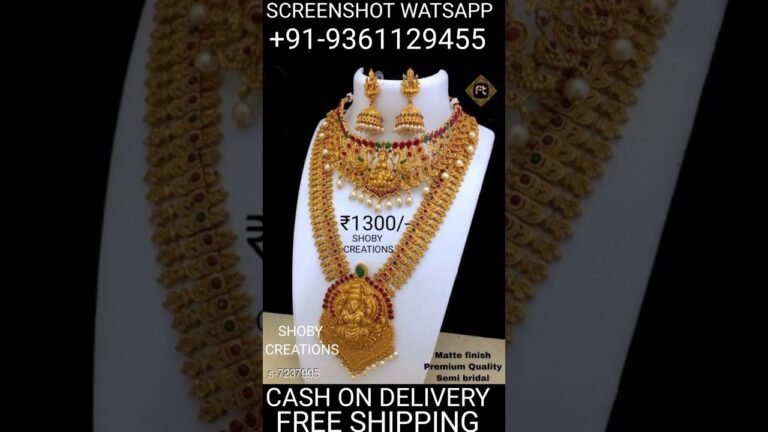 Latest south indian fashion jewelry online / semibridal jewelry