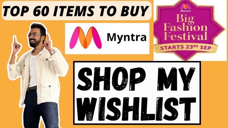 Myntra big fashion festival 2022 (Part 1): Shop my wishlist  | Myntra Shopping guide for Men