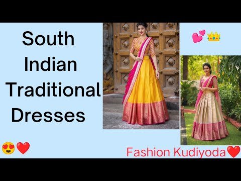 South Indian Dresses|| South indian dressing style|| @Fashion Kudiyoda || #shorts  😍❤😘🌈