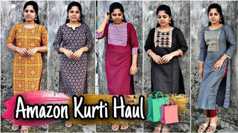 Amazon Kurti Haul🛍️: Get the Latest Trends in Indian Fashion at Amazon India @Amazon India
