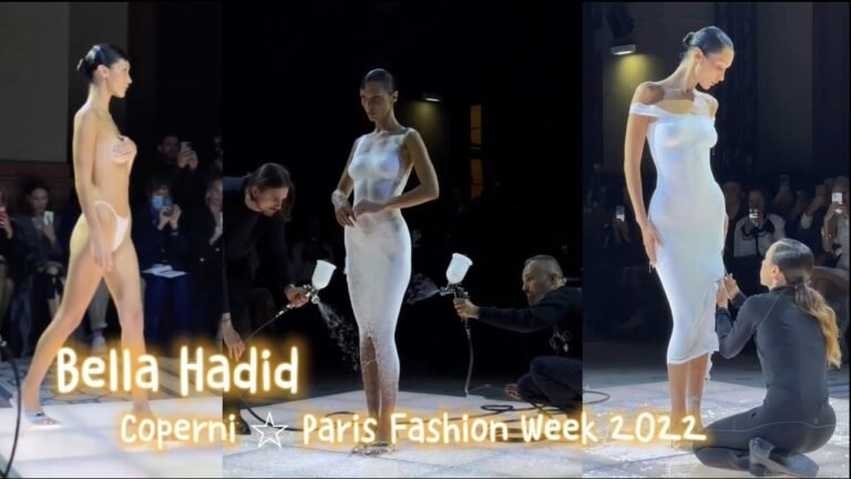 ❤️‍🔥 Chiếc váy thần tốc 💥💥 Bella Hadid ☆ Coperni ☆ Paris Fashion Week 2022 🎉 30.9.2022