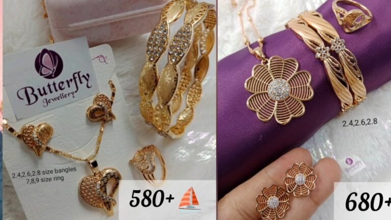 Diwali Special Rose Gold Jewellery Combo Set 2022 | WhatsApp 9022469620 – Indian Fashion Trends