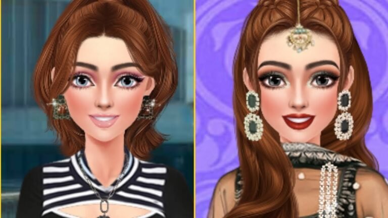 Indian Makeup | Fashion Game | Makeover | Lehnga | College Life | Traditional | Modern