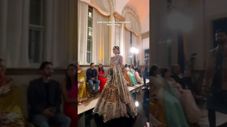 South Asian New York Fashion Week – Mayyur Girotra #nyfw #indianfashion #desi #fashion