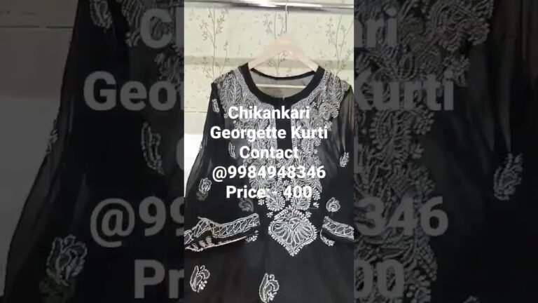 Stylish Chikankari Kurti #fashion #chikankari #kurti #india #onlineshopping #shop #online #boutique