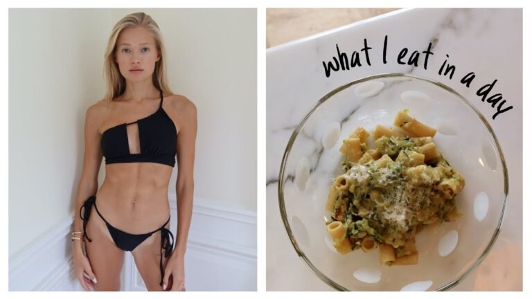 *WHAT I EAT IN A DAY*  Victoria's Secret Model + super realistic recipes & tips | Vita Sidorkina