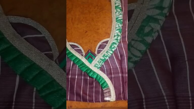 Beautiful designer blouse back 😍✨ #shorts #indian  #fashion #blouse