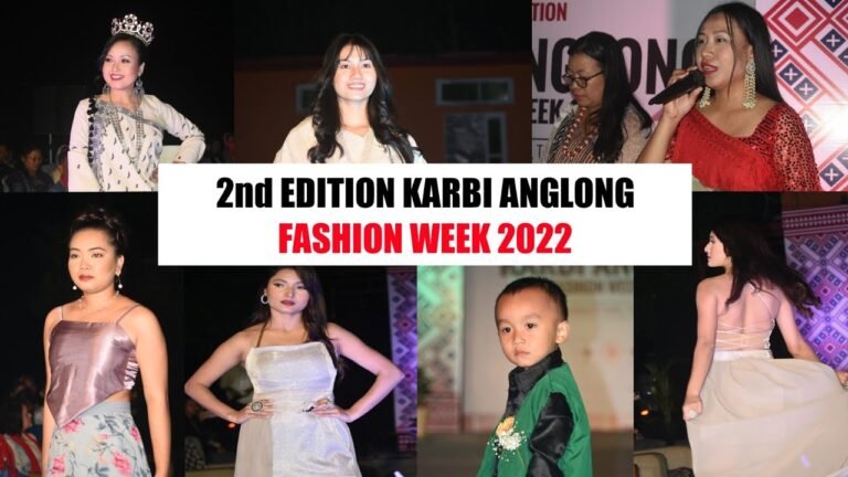 Hini angdeng Karbi Anglong Fashion Week 2022 kepaman pon