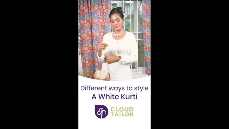 How to style white kurta/kurti | CloudTailor India's Leading Fashion & Tailoring Service