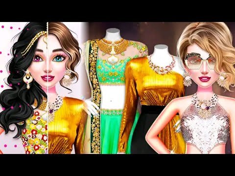 Indian fashion stylis Dress up makeup game gudiya ki shadi makeup wala game