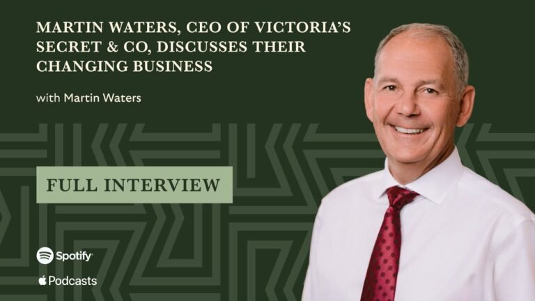 Martin Waters, CEO of Victoria's Secret & Co, Discusses Their Changing Business (FULL INTERVIEW)