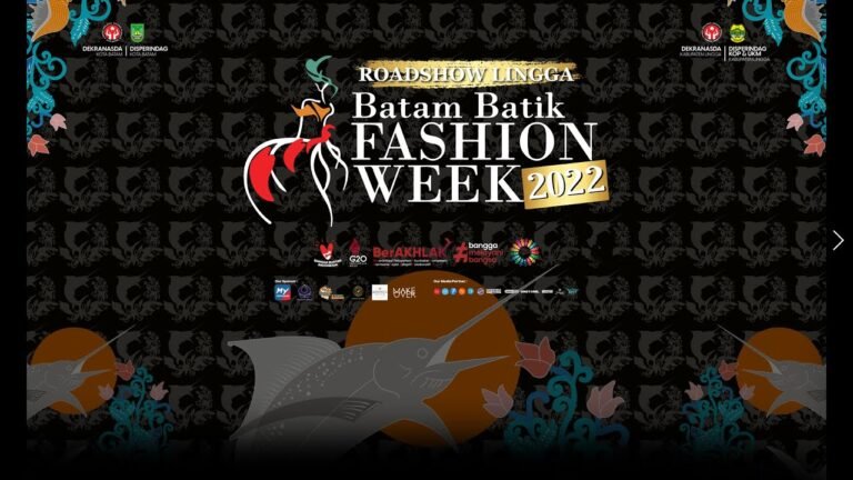 ROAD SHOW LINGGA BATAM BATIK FASHION WEEK (BBFW) 2022