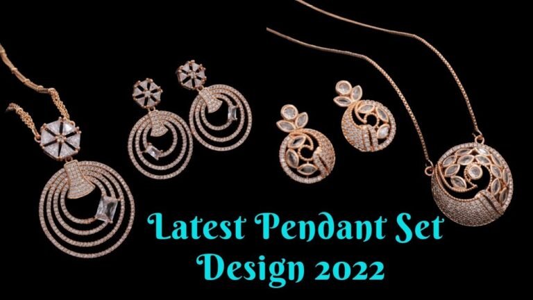 Very Stylish and Beautiful Pendant Set Design 2022 | WhatsApp 9022469620 – Indian Fashion Trends