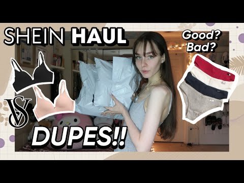 $100 SHEIN HAUL 2022 || REVIEW + Victoria's Secret DUPES!!!