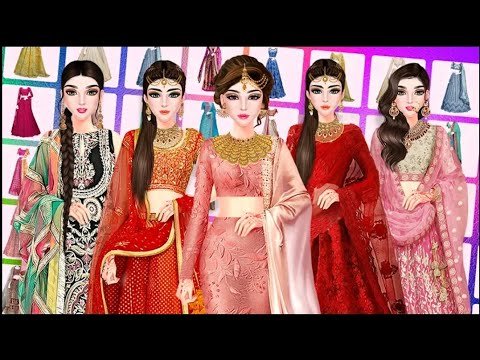 Indian Fashion Dress Up Games #dzigames #weddingdress #weddinggame