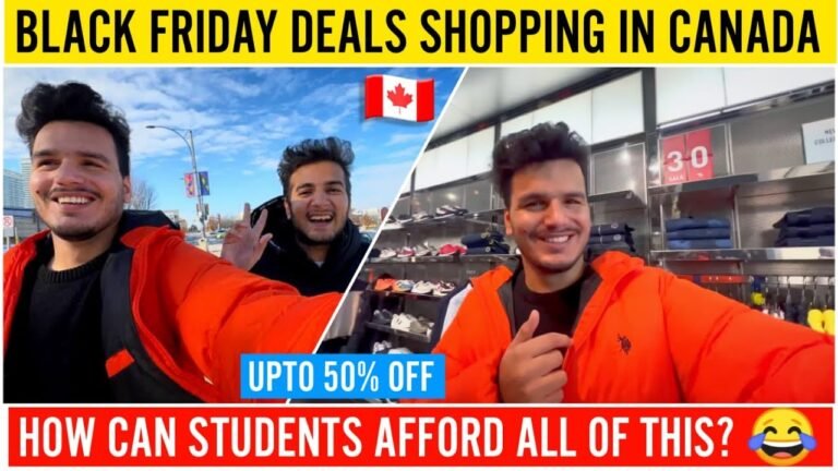 BLACK FRIDAY DEALS SHOPPING IN CANADA 🇨🇦| CLOTHES FAILED | INDIAN INTERNATIONAL STUDENT VLOGS