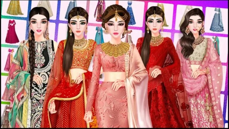 Indian Fashion Dress Up Games #dzigames #weddingdress #weddinggame