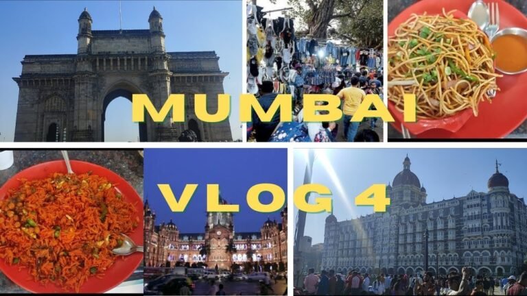 Mumbai Vlog 4 | Abhishek Jalandhara | Gateway of India | Taj Hotel | Colaba fashion Street