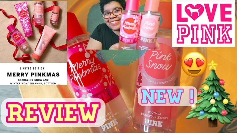 NEW VICTORIA'S SECRET PINK MERRY PINKMAS CHRISTMAS COLLECTION REVIEW ! (REQUESTED) |2020|