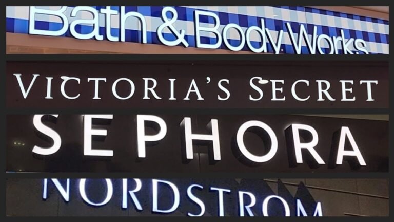 Nordstrom, Sephora, Victoria Secret/PINK, AND Bath And Body Works Walk-through| #walkthrough