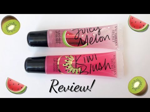 Victoria Secret lip glosses | juicy melon&kiwi blush