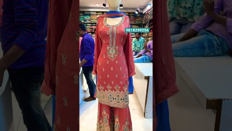 #shorts #fashion #india Designer suit [ Designer Sharara Suit ]