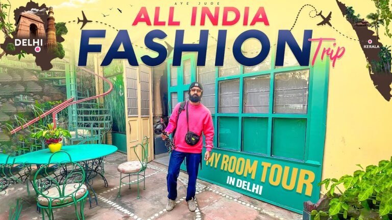 starting ALL INDIA FASHION TRIP + My Delhi Room Tour…#aift day 1