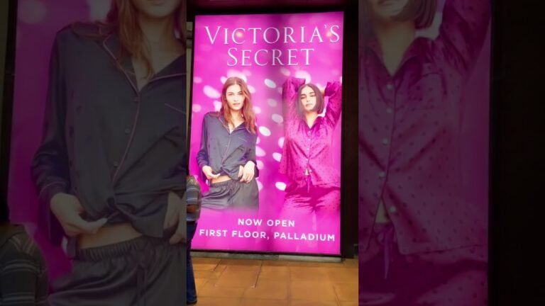 Shop with me at the new Victoria’s Secret store in Palladium mall Mumbai | #shorts Milly Moitra